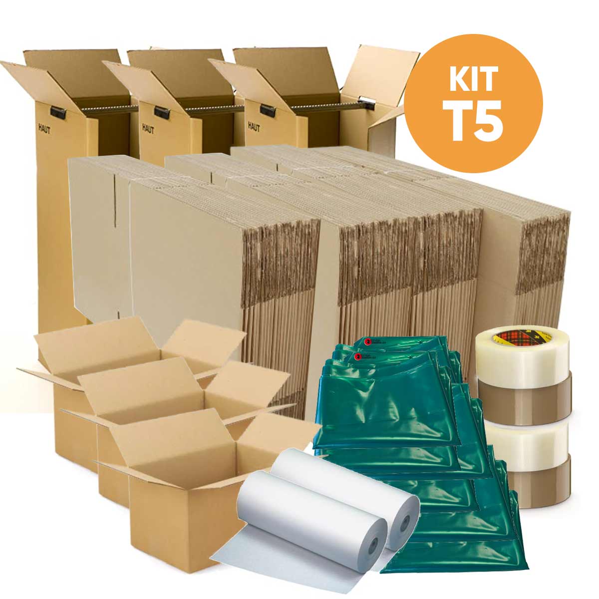 Cartons de déménagement, kit et matériel pour déménager